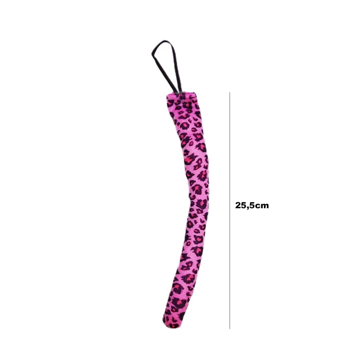 Kit Fantasia Cosplay Oncinha Rosa - Rabo / Tiara / Gravata Kit Fantasia Cosplay Oncinha Rosa - Rabo / Tiara / Gravata
